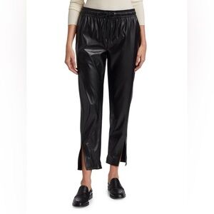 NWT Faux Leather Cropped Pants size 2